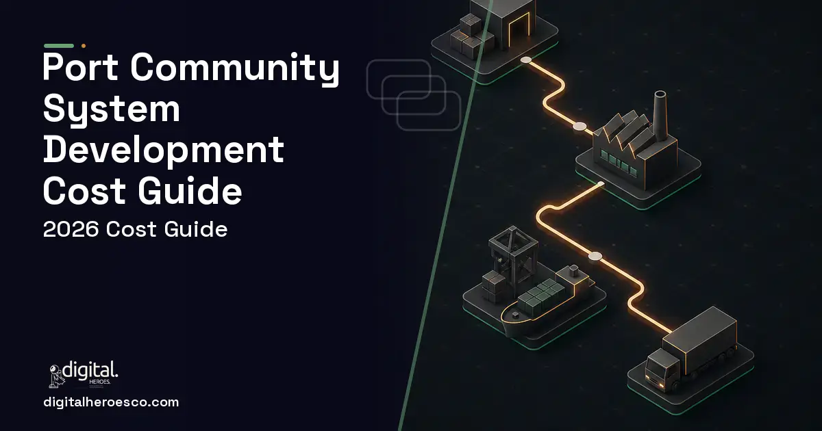 Supply Chain Software software overview illustration for Port Community System Development Cost Guide.