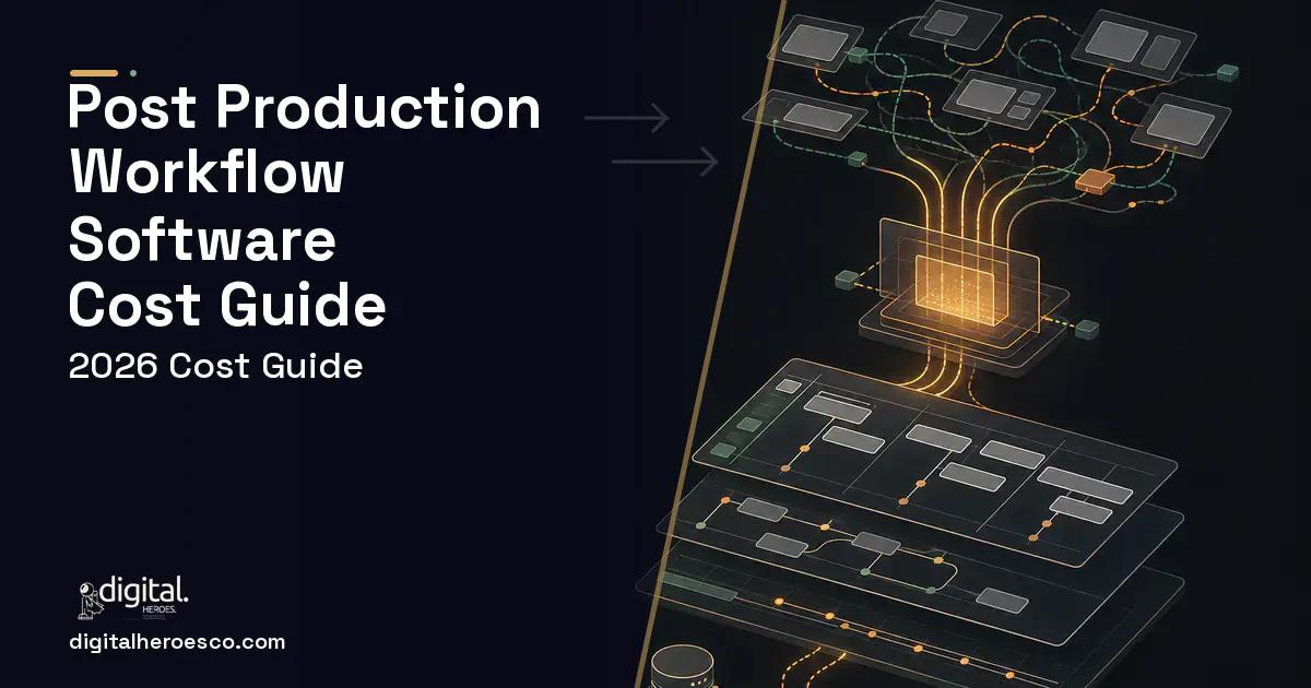 Project Management Software workflow illustration for Post Production Workflow Software Cost Guide.