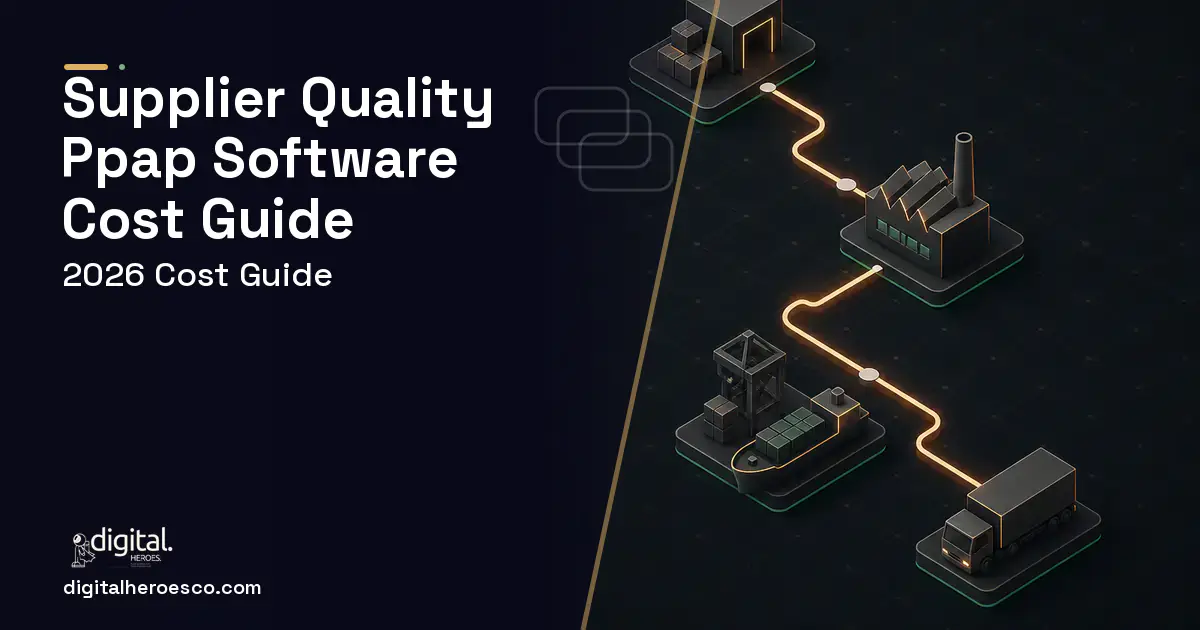 Supply Chain Software software overview illustration for Supplier Quality Ppap Software Cost Guide.