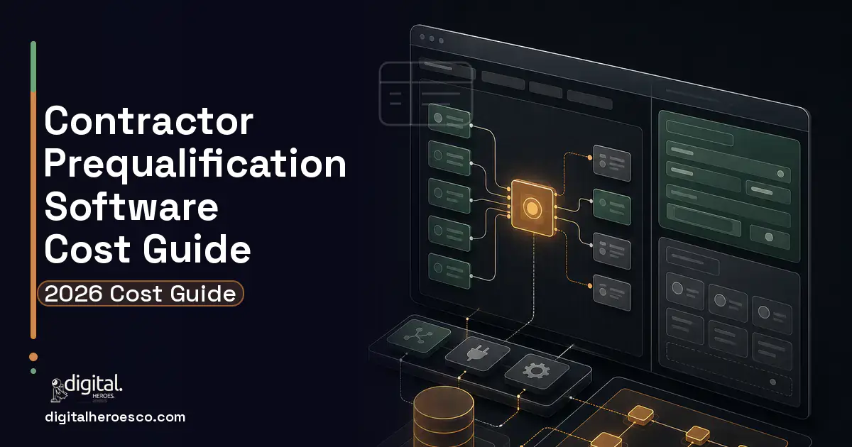 Internal Tools Development product interface illustration for Contractor Prequalification Software Cost Guide.