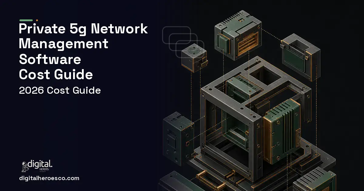 Custom Software Development software overview illustration for Private 5G Network Management Software Cost Guide.