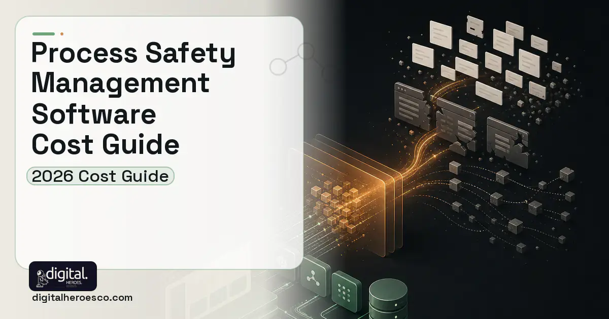 Custom Software Development workflow illustration for Process Safety Management Software Cost Guide.
