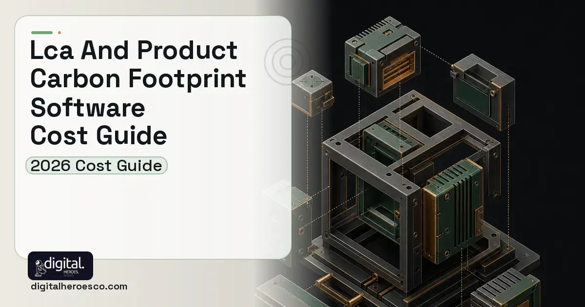 Custom Software Development software overview illustration for LCA AND Product Carbon Footprint Software Cost Guide.