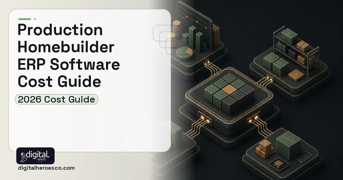 ERP Development software overview illustration for Production Homebuilder ERP Software Cost Guide.