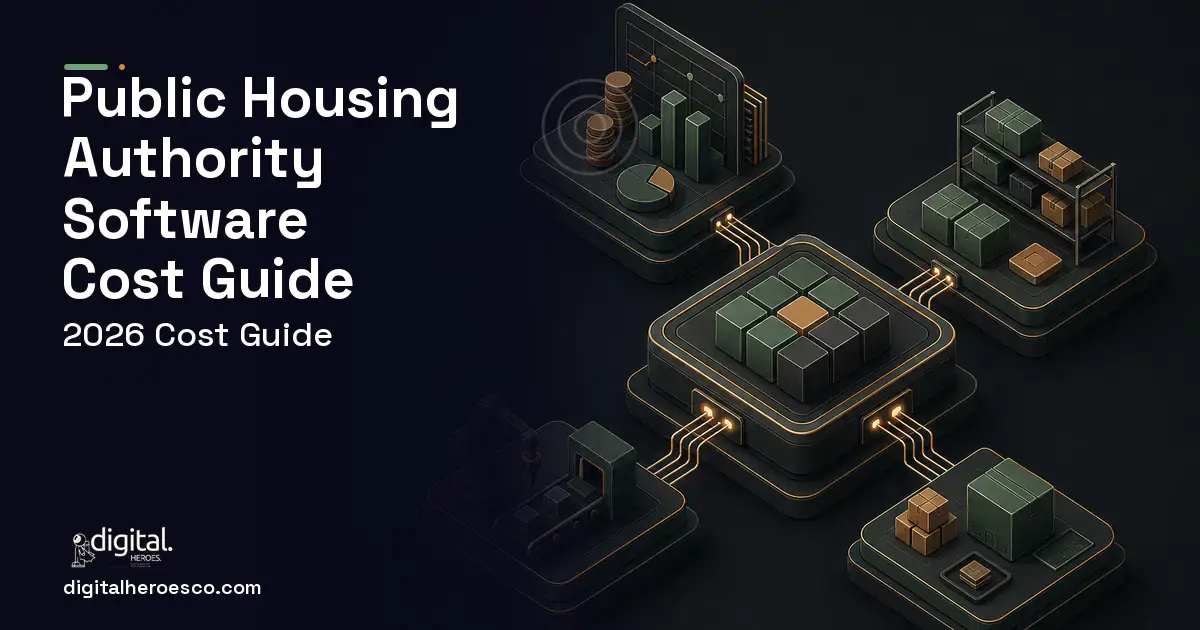 ERP Development software overview illustration for Public Housing Authority Software Cost Guide.