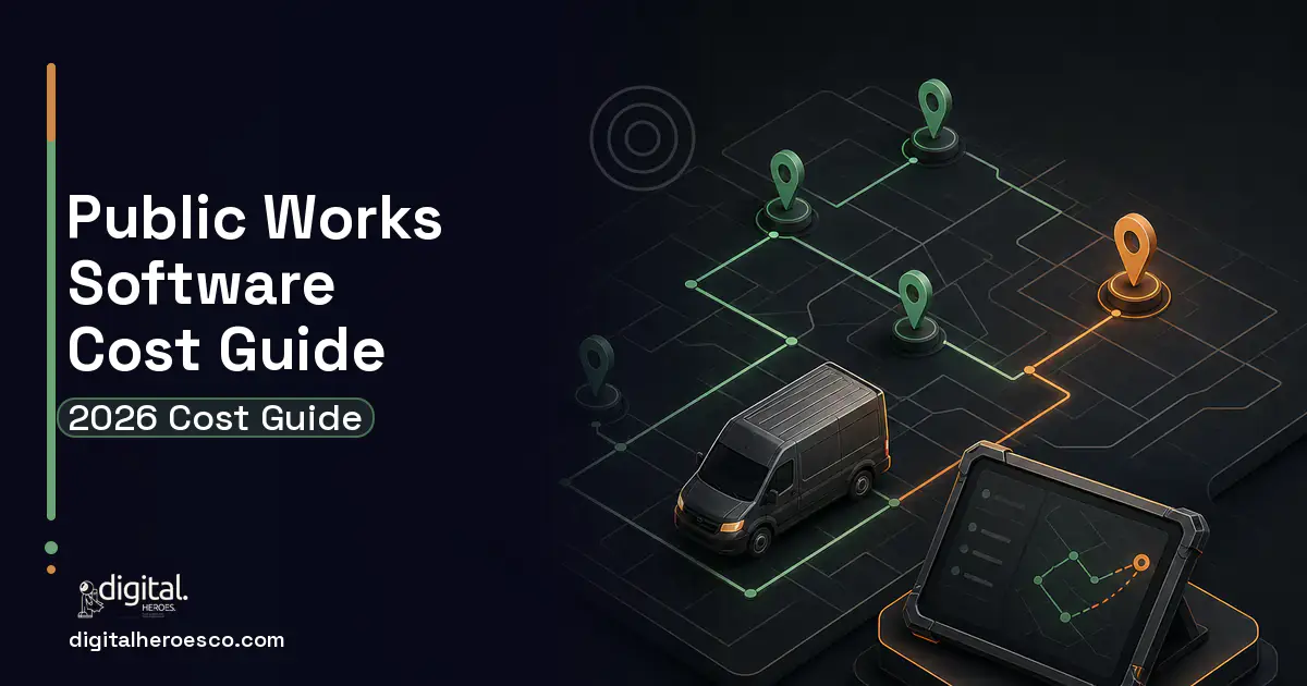 Field Service Software software overview illustration for Public Works Software Cost Guide.