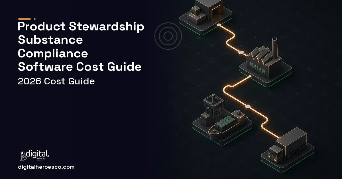 Supply Chain Software software overview illustration for Product Stewardship Substance Compliance Software Cost Guide.