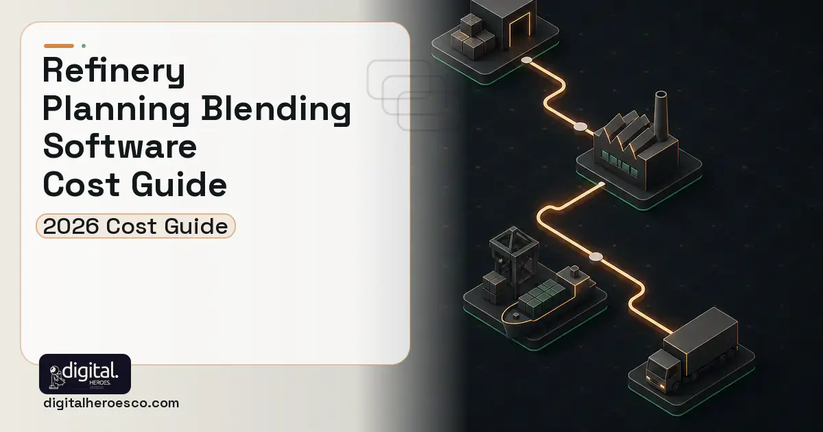 Supply Chain Software software overview illustration for Refinery Planning Blending Software Cost Guide.