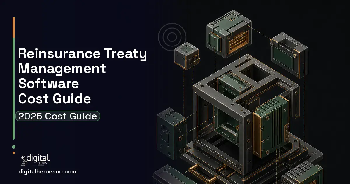 Custom Software Development software overview illustration for Reinsurance Treaty Management Software Cost Guide.