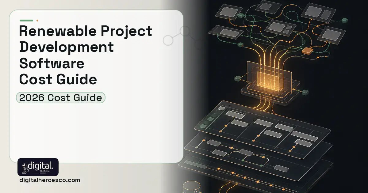 Project Management Software workflow illustration for Renewable Project Development Software Cost Guide.