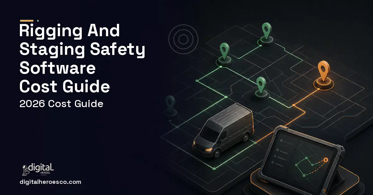 Field Service Software software overview illustration for Rigging AND Staging Safety Software Cost Guide.