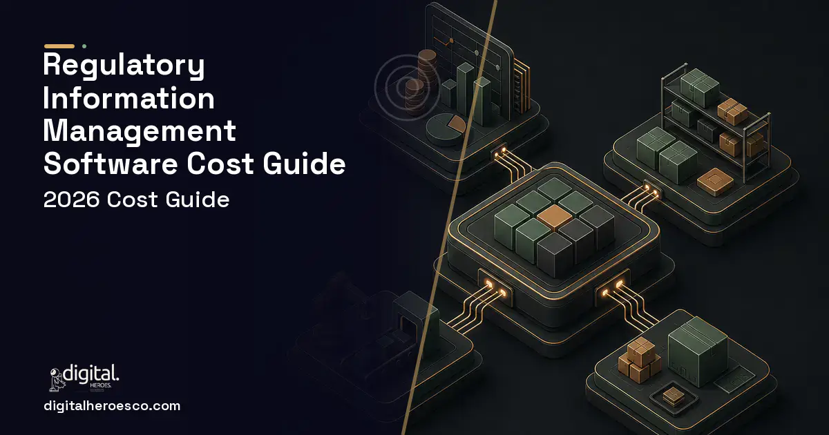 ERP Development software overview illustration for Regulatory Information Management Software Cost Guide.