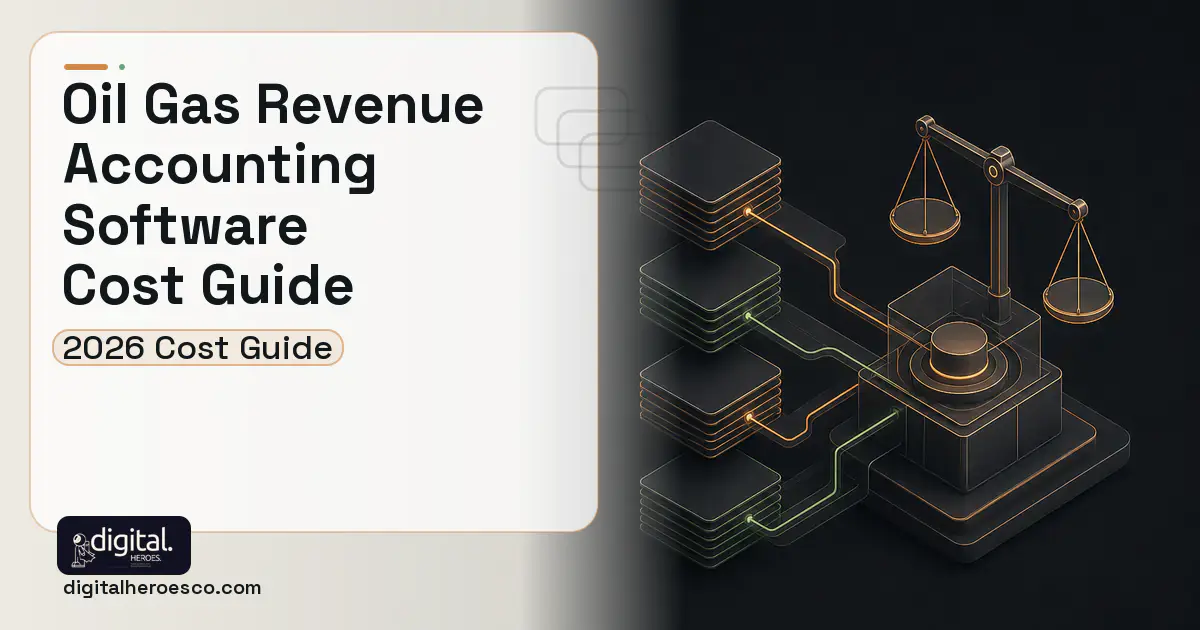 Accounting Software software overview illustration for OIL GAS Revenue Accounting Software Cost Guide.