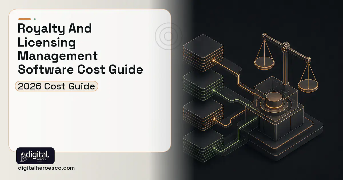 Accounting Software software overview illustration for Royalty AND Licensing Management Software Cost Guide.