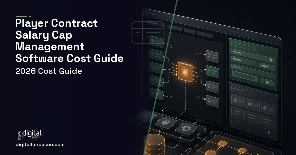 Internal Tools Development product interface illustration for Player Contract Salary CAP Management Software Cost Guide.