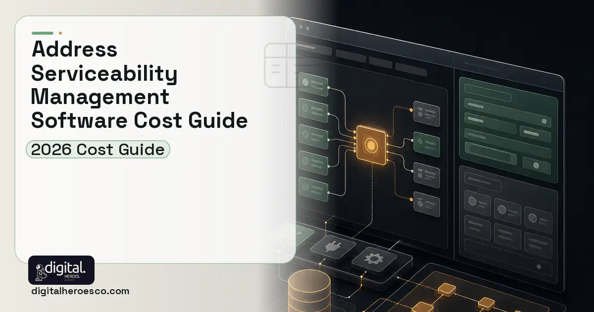 Internal Tools Development product interface illustration for Address Serviceability Management Software Cost Guide.