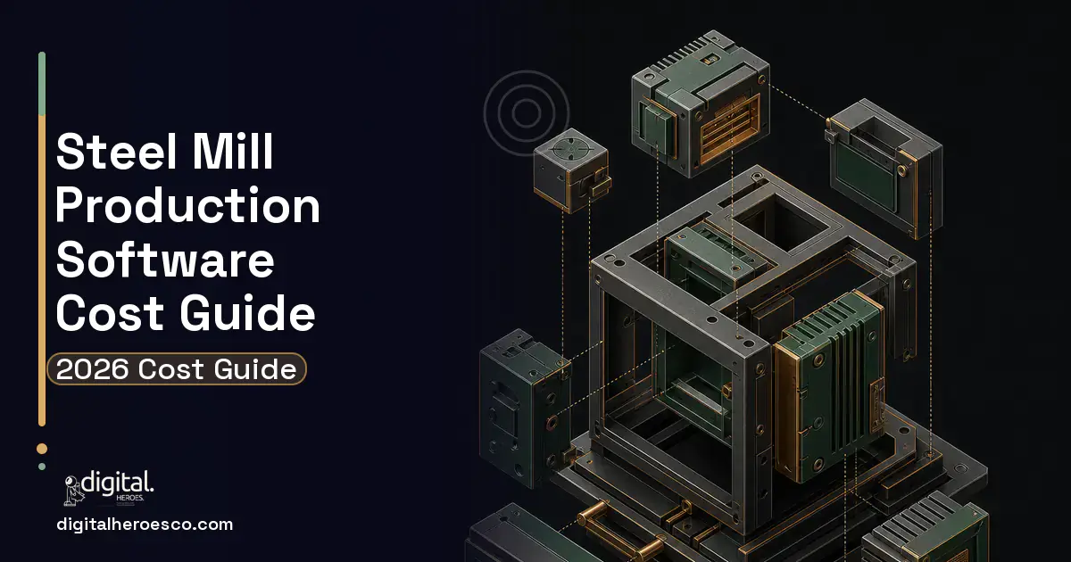 Custom Software Development software overview illustration for Steel Mill Production Software Cost Guide.
