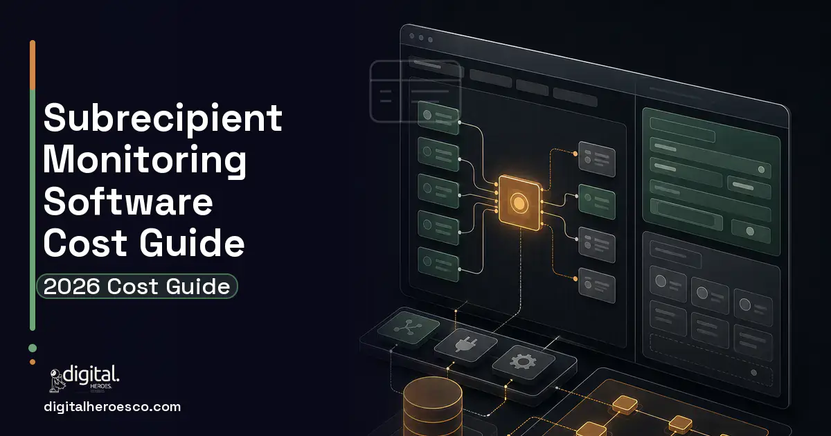Internal Tools Development product interface illustration for Subrecipient Monitoring Software Cost Guide.