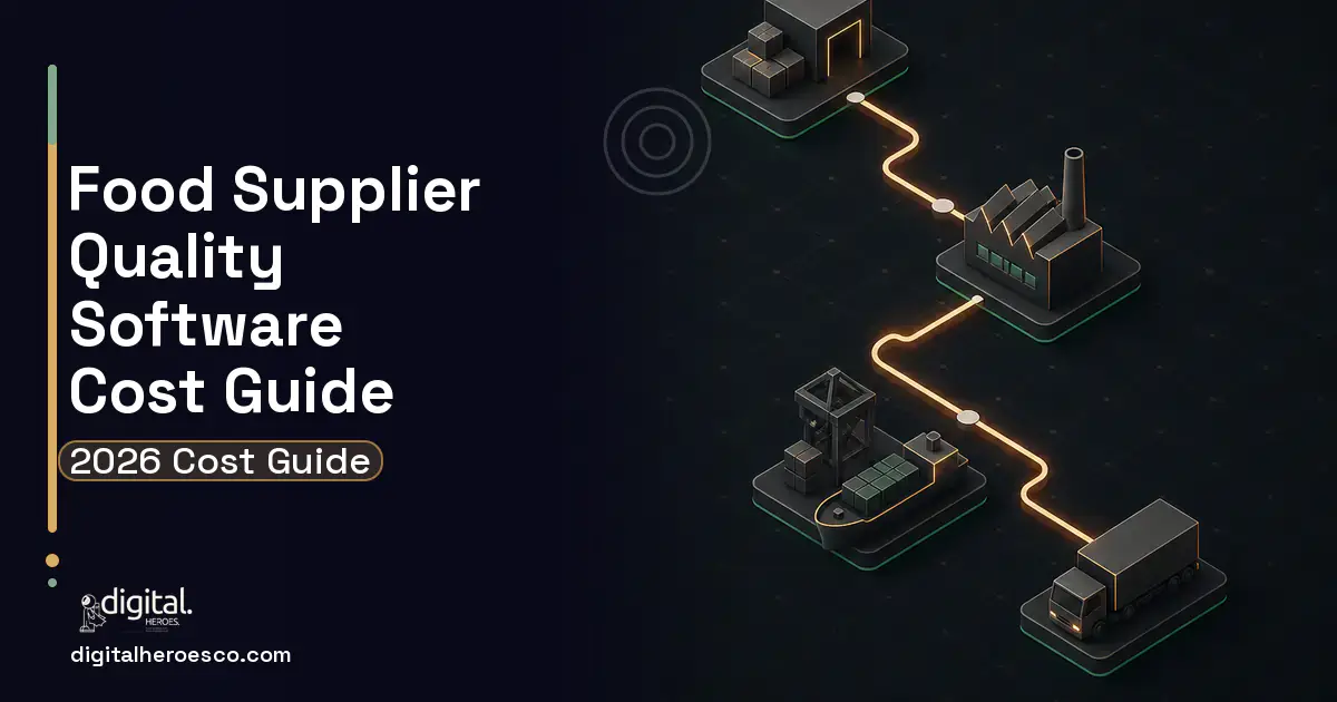 Supply Chain Software software overview illustration for Food Supplier Quality Software Cost Guide.