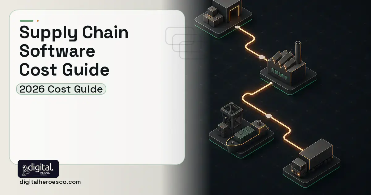 Supply Chain Software software overview illustration for Supply Chain Software Cost Guide.