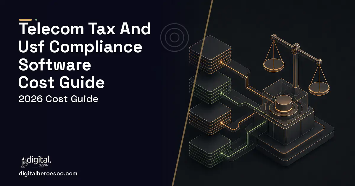 Accounting Software software overview illustration for Telecom TAX AND USF Compliance Software Cost Guide.