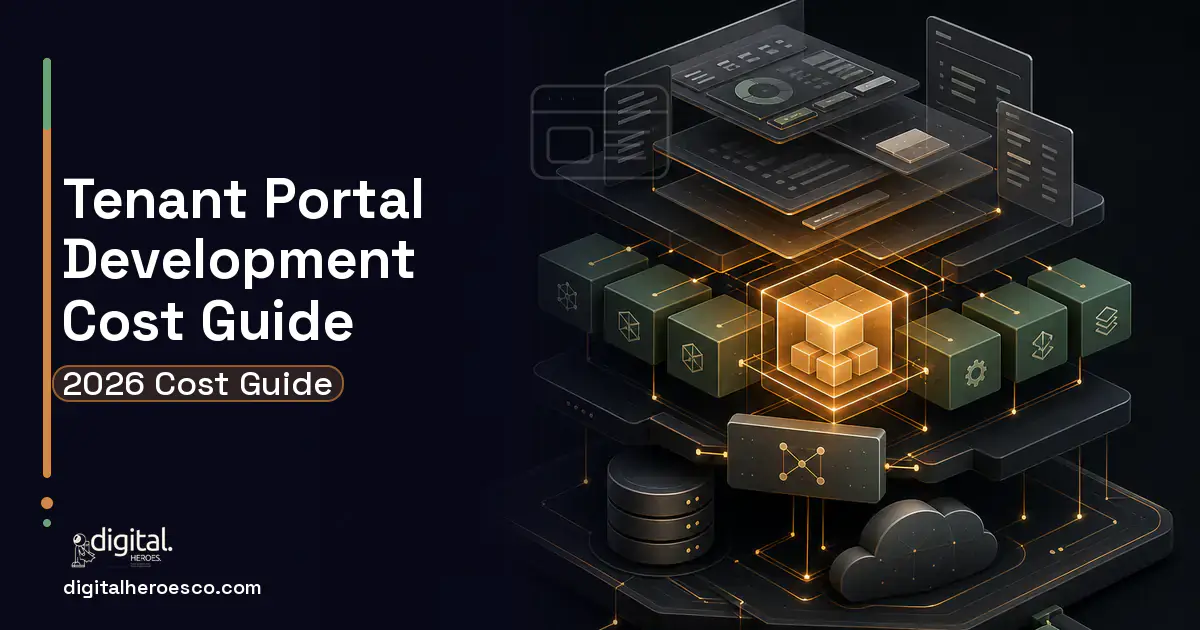 Custom Software Development product interface illustration for Tenant Portal Development Cost Guide.