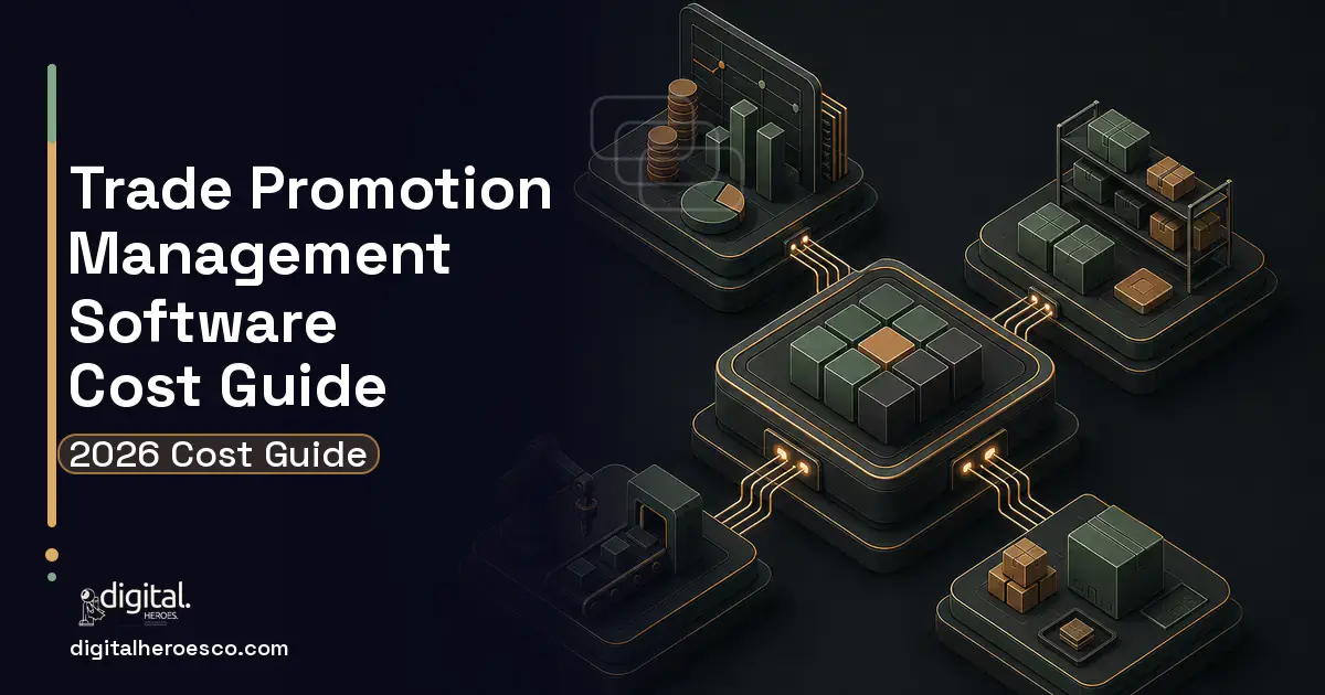 ERP Development software overview illustration for Trade Promotion Management Software Cost Guide.
