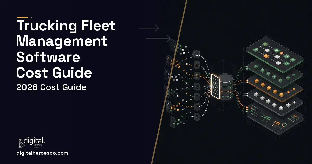Supply Chain Software workflow illustration for Trucking Fleet Management Software Cost Guide.