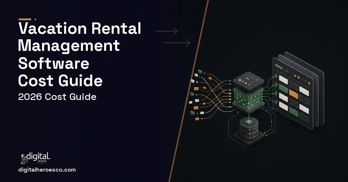 Booking Software workflow illustration for Vacation Rental Management Software Cost Guide.
