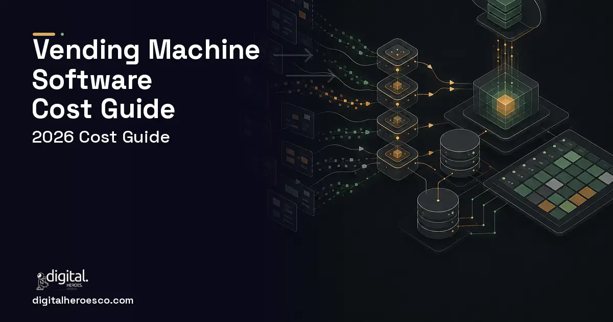 Inventory Software workflow illustration for Vending Machine Software Cost Guide.