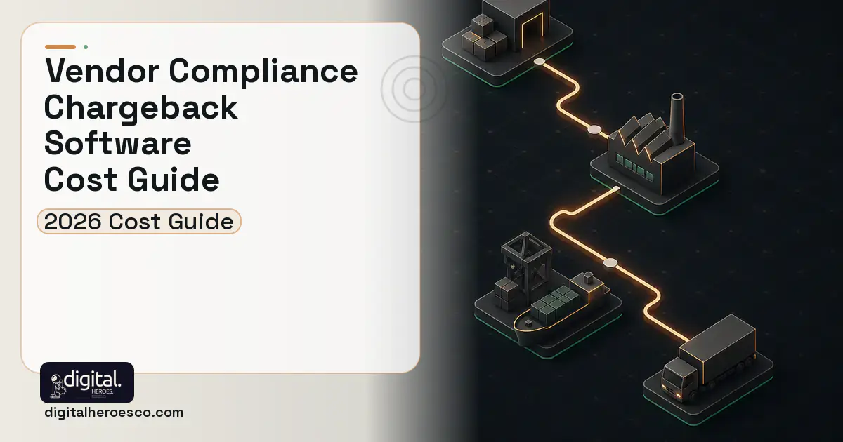 Supply Chain Software software overview illustration for Vendor Compliance Chargeback Software Cost Guide.