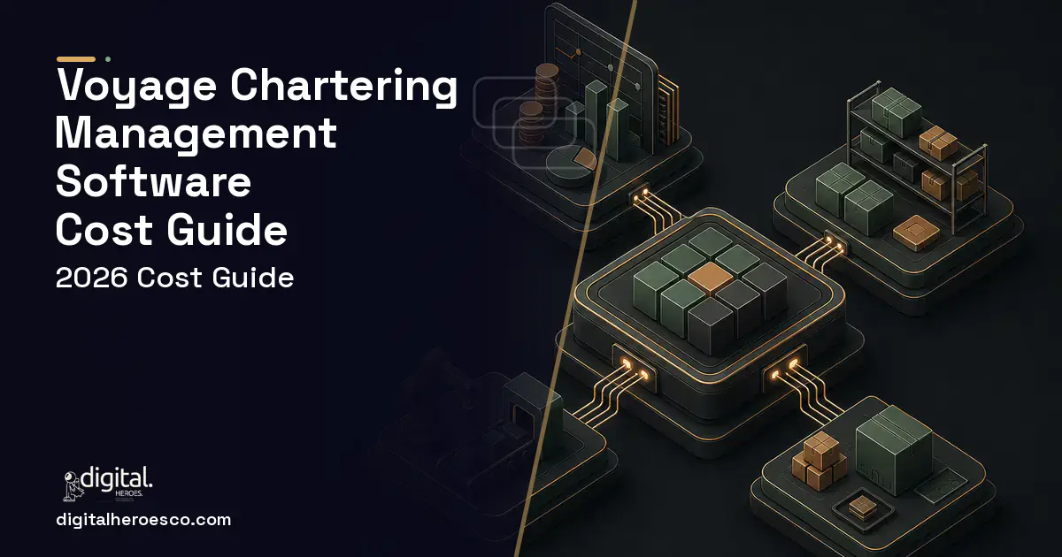 ERP Development software overview illustration for Voyage Chartering Management Software Cost Guide.
