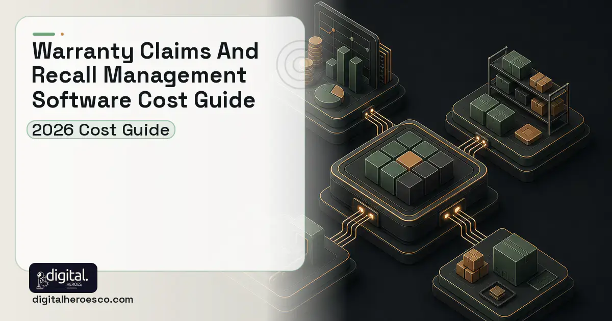 ERP Development software overview illustration for Warranty Claims AND Recall Management Software Cost Guide.