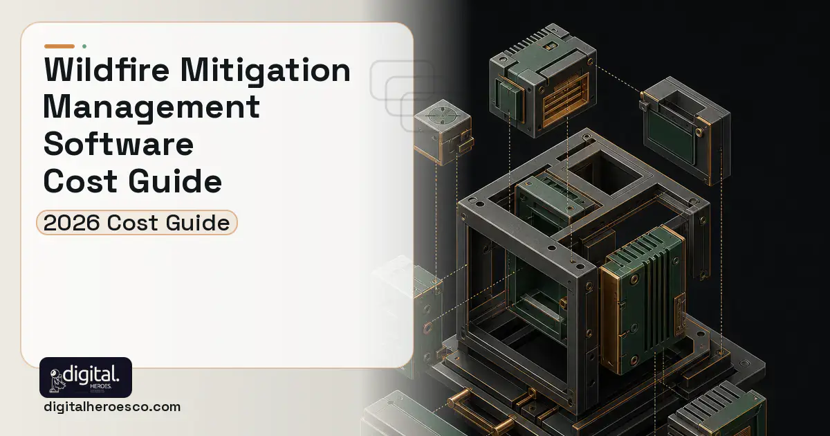 Custom Software Development software overview illustration for Wildfire Mitigation Management Software Cost Guide.