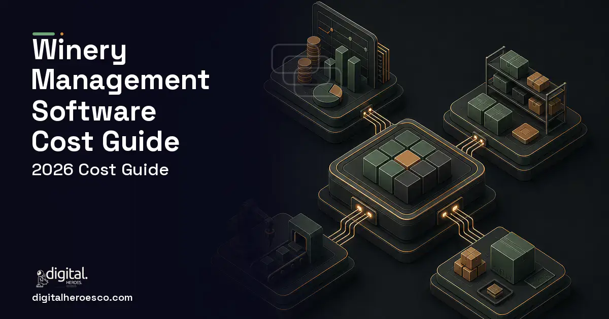 ERP Development software overview illustration for Winery Management Software Cost Guide.