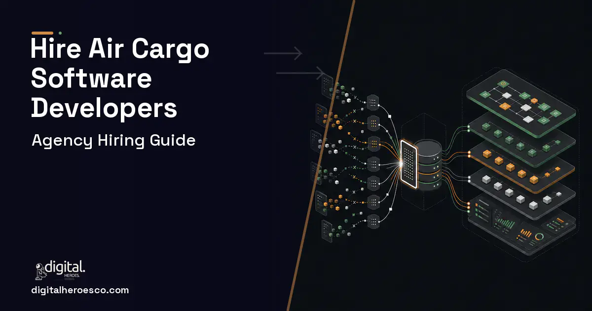 Supply Chain Software workflow illustration for How to Hire an Air Cargo Software Development Company.