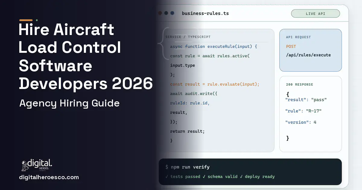 Custom Software Development code editor and API illustration for How to Hire an Aircraft Load Control Software Company.