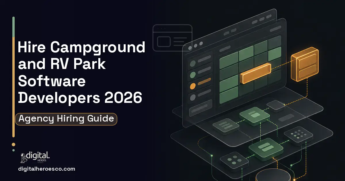 Booking Software product interface illustration for How to Hire a Campground and RV Park Software Development Company.