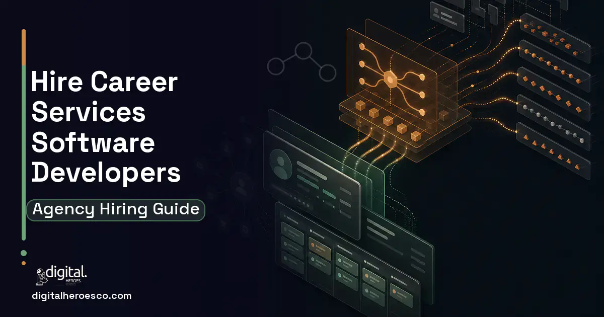 CRM Development workflow illustration for How to Hire a Career Services and Employer Recruiting Software Company.