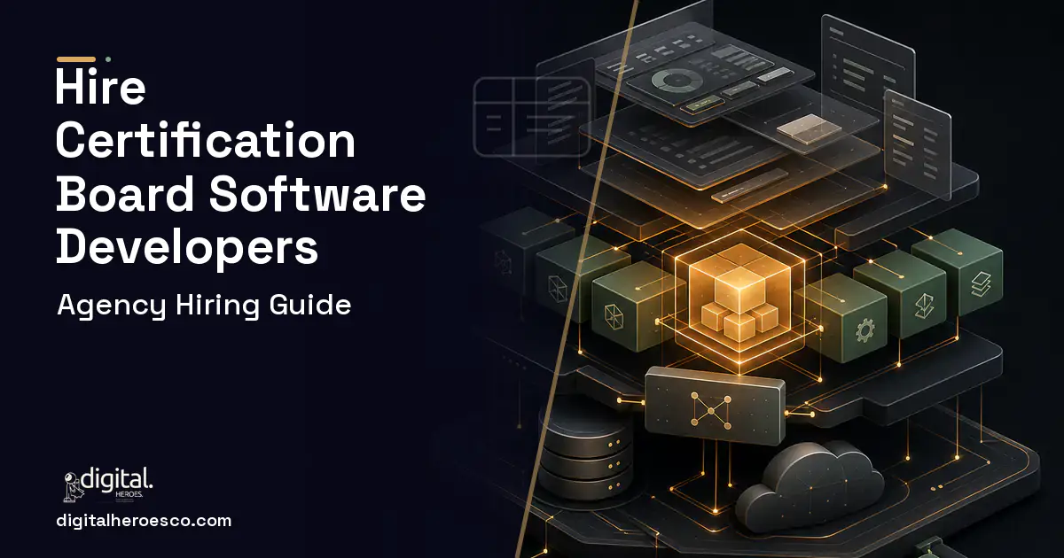 Custom Software Development product interface illustration for Professional Certification Board Software.
