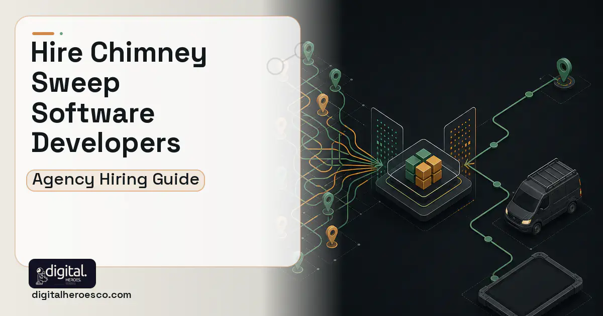 Field Service Software workflow illustration for How to Hire a Chimney Sweep Software Development Company.