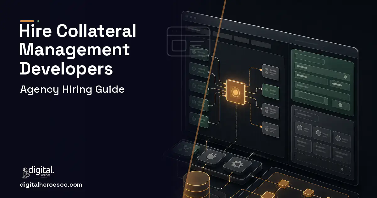 Internal Tools Development product interface illustration for Derivatives Collateral Margin Software.