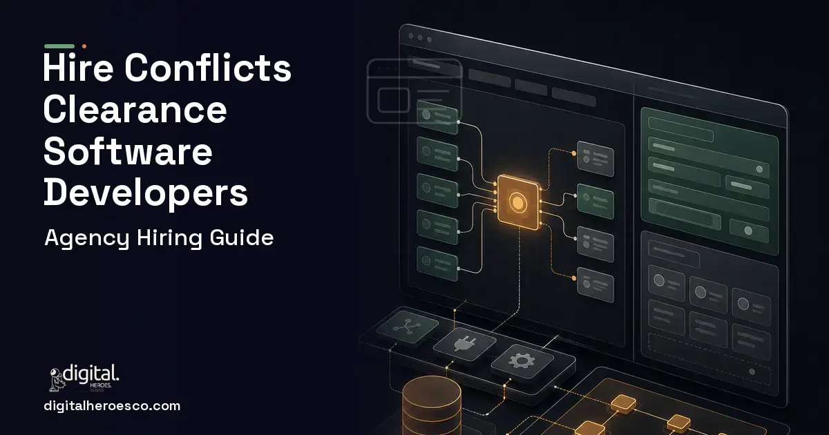 Internal Tools Development product interface illustration for Conflicts AND Independence Clearance Software.