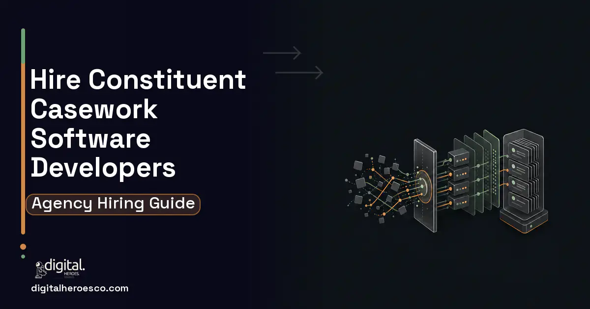 Helpdesk Software workflow illustration for How to Hire a Constituent Casework Software Development Company.