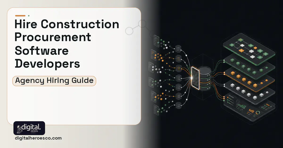 Supply Chain Software workflow illustration for How to Hire a Construction Materials Procurement Software Company.
