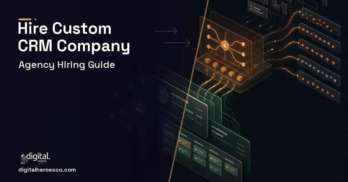 CRM Development workflow illustration for How to Hire a Custom CRM Development Company Without Getting Burned.