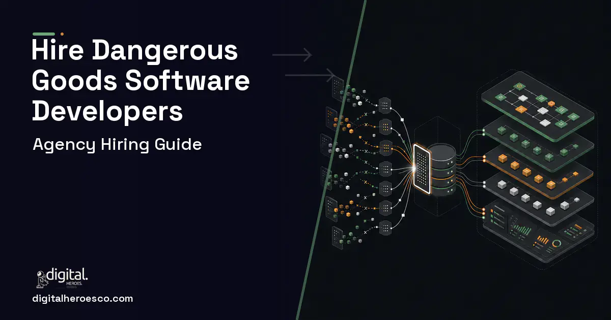 Supply Chain Software workflow illustration for How to Hire a Dangerous Goods Compliance Software Company.