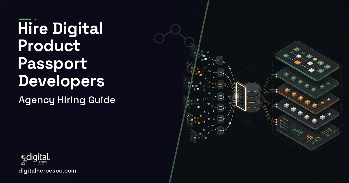 Supply Chain Software workflow illustration for How to Hire a Digital Product Passport Development Company.