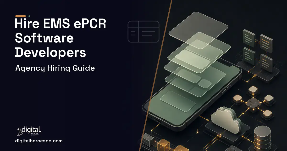 Mobile App Development product interface illustration for How to Hire an EMS ePCR Software Development Company.