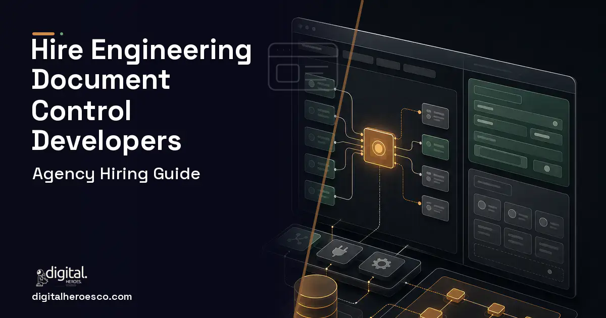 Internal Tools Development product interface illustration for Plant Engineering Document Control Software.